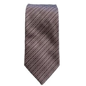 Giorgio Armani Purple White Stripe 3.75” Silk Men’s Tie Italian Necktie Designer